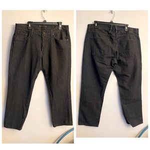 Agave denim rocker classic taper wolf twill dark grey men’s pants 38 x 32
